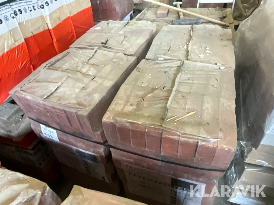 Tegel röd Petersen Tegel 228x108x54 6 paket