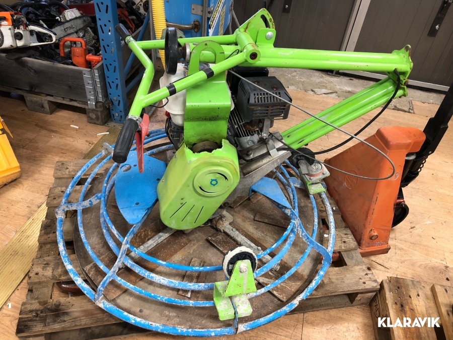 Glättare för betong