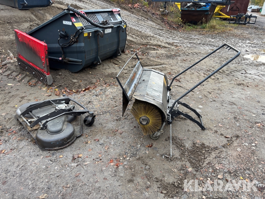 Klippdäck & Sopvalls Kova LH1200 till Husqvarna åkgräsklippare