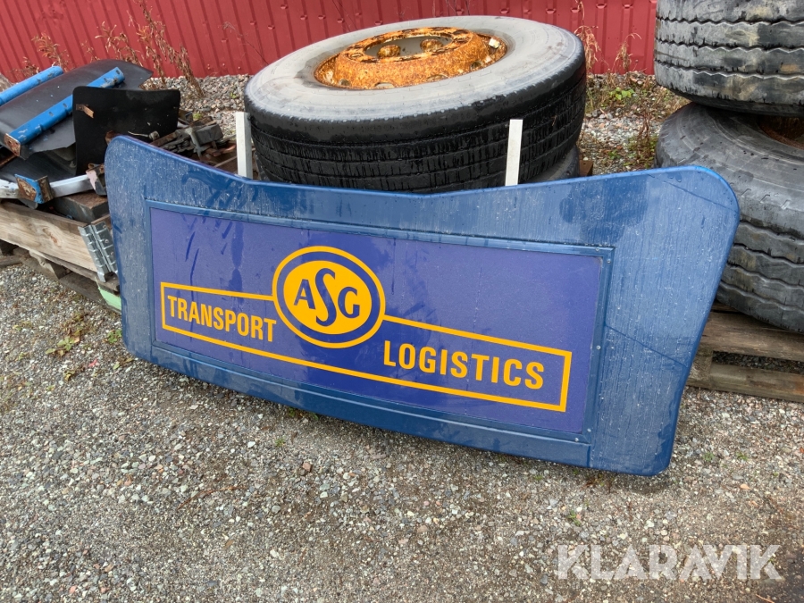 Vindavvisare till lastbil