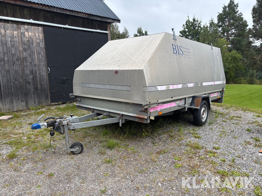 Personbilssläp Tiab 3710 TWIN XL