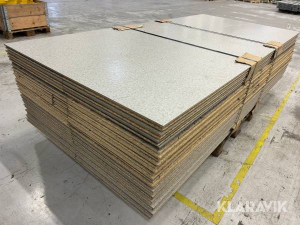 Spånskivegolv med laminerad yta Bergviksgolv 30 st