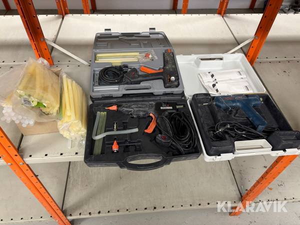 Limpistoler 3 st med extra lim