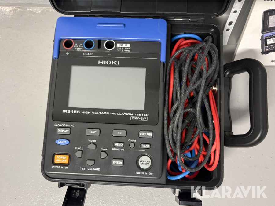 Högspänningsisolationsprovare Hioki IR3455