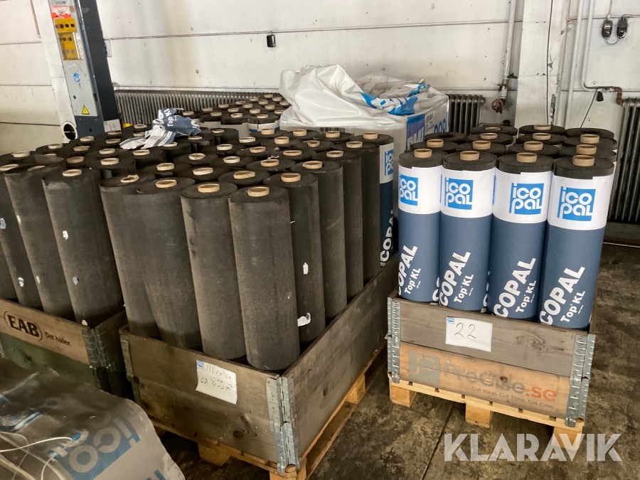 Takpapp Icopal Top KL skiffergrå SEP4000 111 rullar/800 kvadratmeter