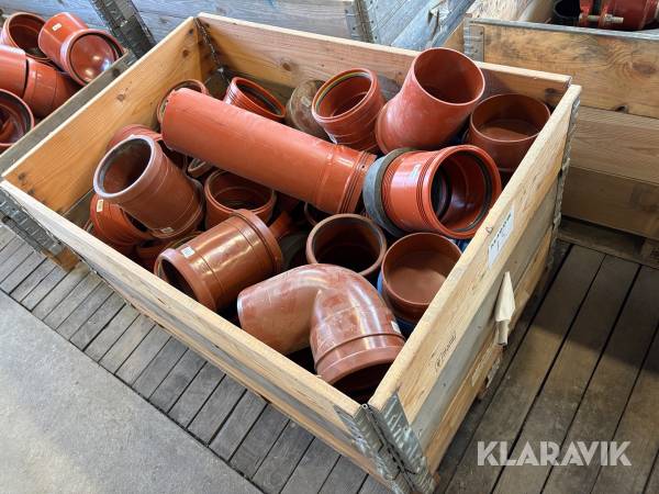 Diverse PP-muffar 160 mm