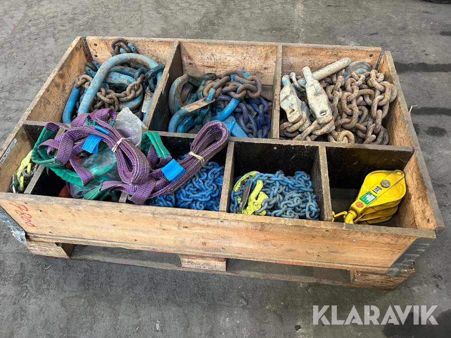 Lyftredskap & kättingar mm