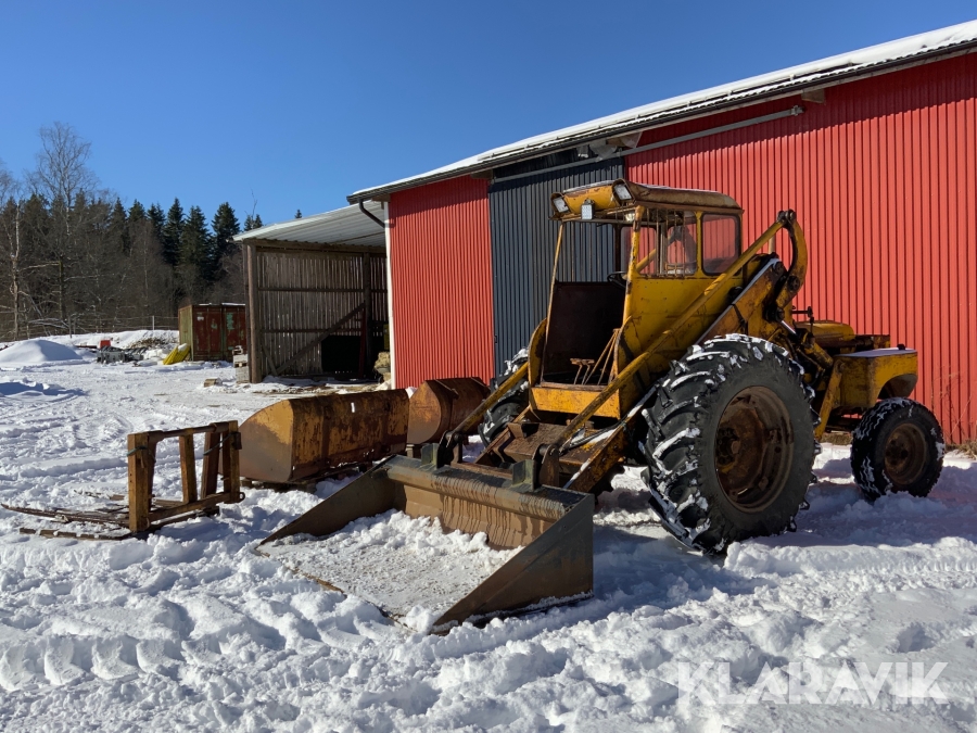 Baklastare Volvo BM H10 Lundberg + 4 redskap
