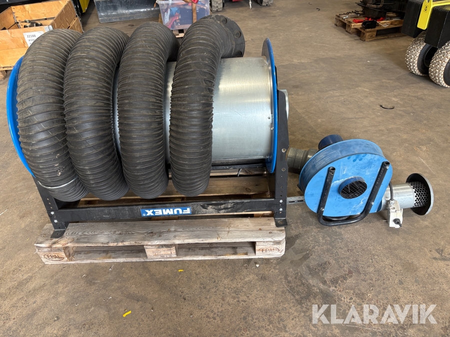 Avgasutsug/ svetsutsug med fläkt Fumex