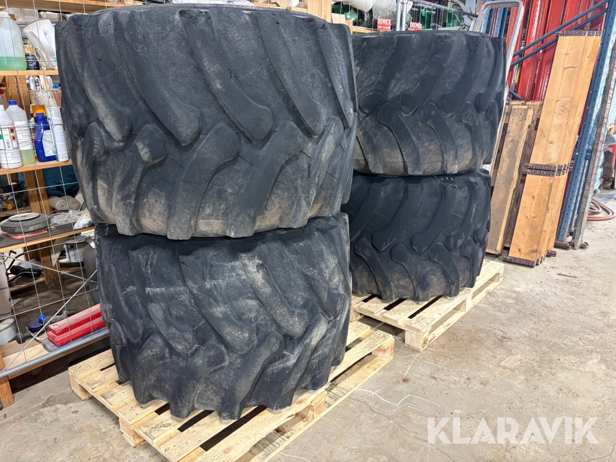 Däck till hjulgrävare 650/45-22,5 Trelleborg 4st