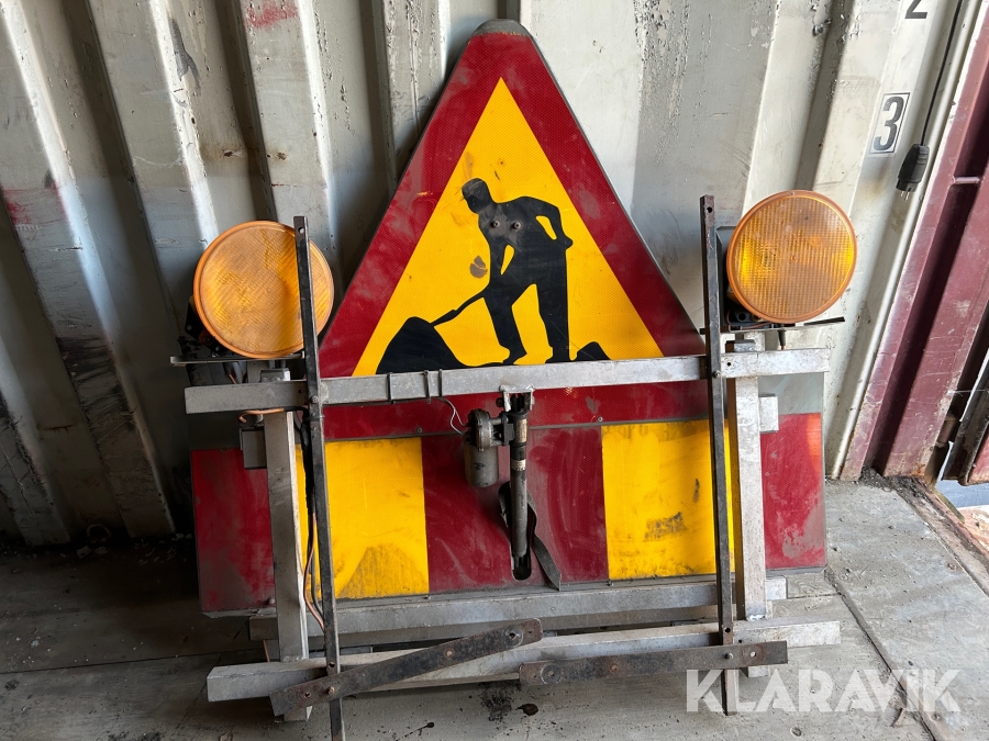 Takskylt för servicebil  