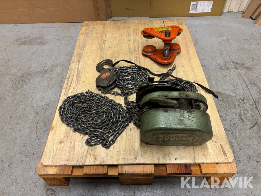 Telfer Malcus 2000 kg med balkvagn