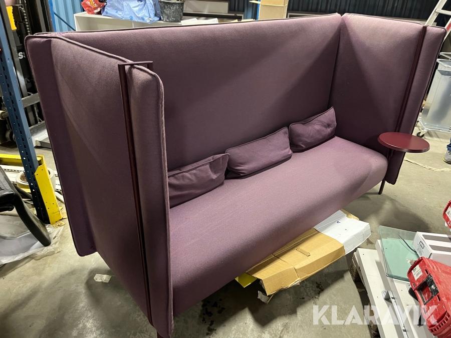 Soffa med sidebord Cividina 2,4m