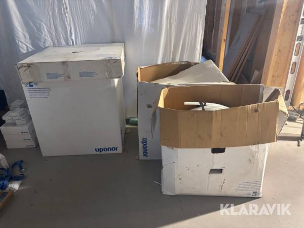Golvvärmesystem Uponor 20x2.0 1013m med tillbehör