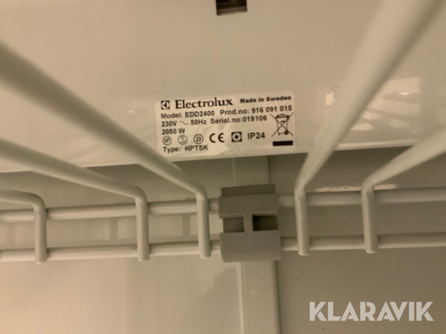 Torkskåp Elektrolux Intuition, Tingsryd, Klaravik auktioner