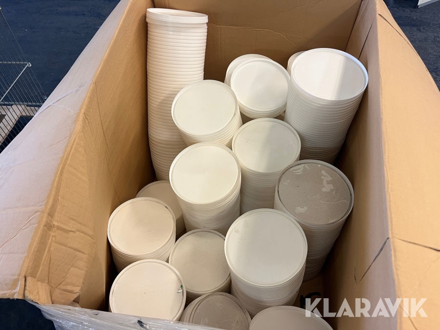 Pall med plastlock Superfos 222mm 05 PP