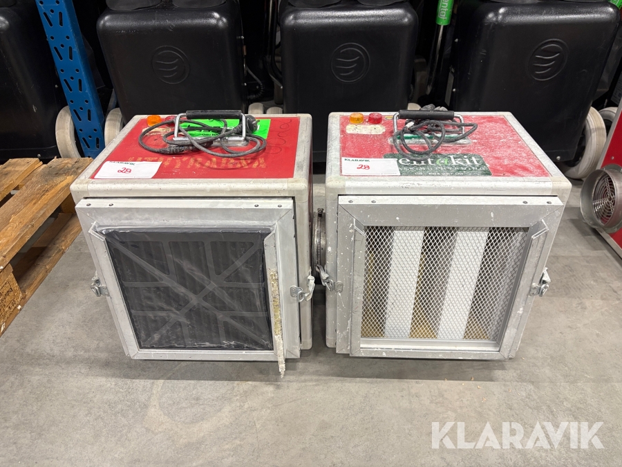 Luftrenare 2 st Pullman Ermator A1000