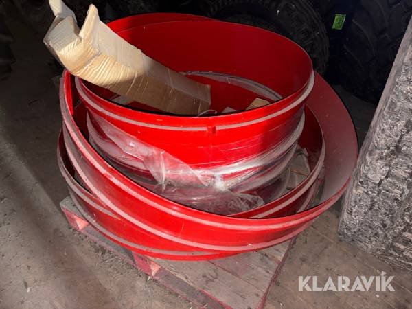 Distansringar med spännare till dubbelhjul Stocks 38” & 28"