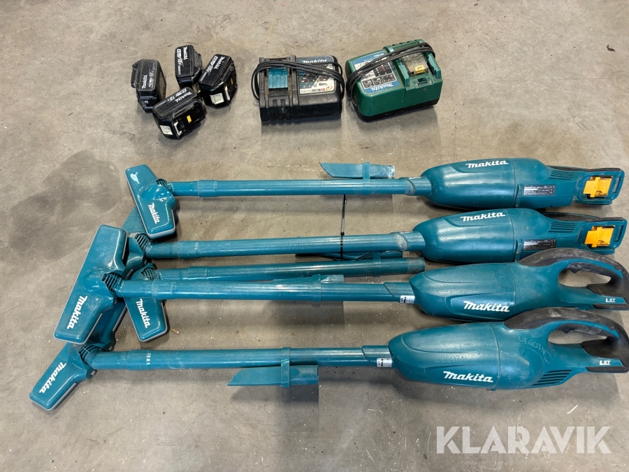 Dammsugare Makita DCL180 18V 4st