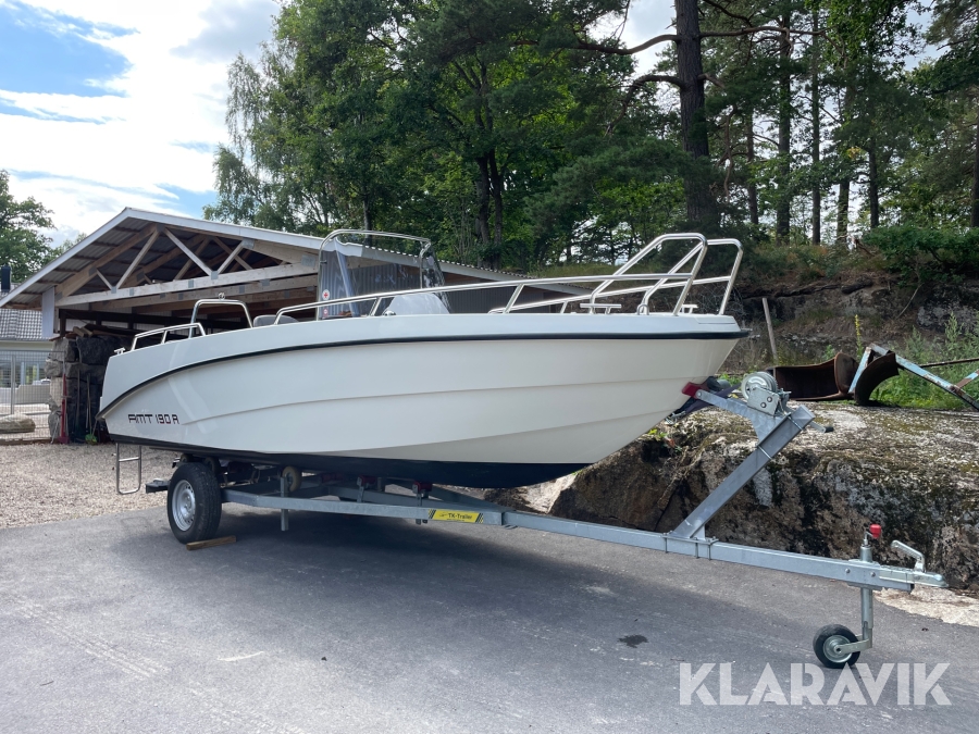 Styrpulpeter AMT 190 R med båtvagn