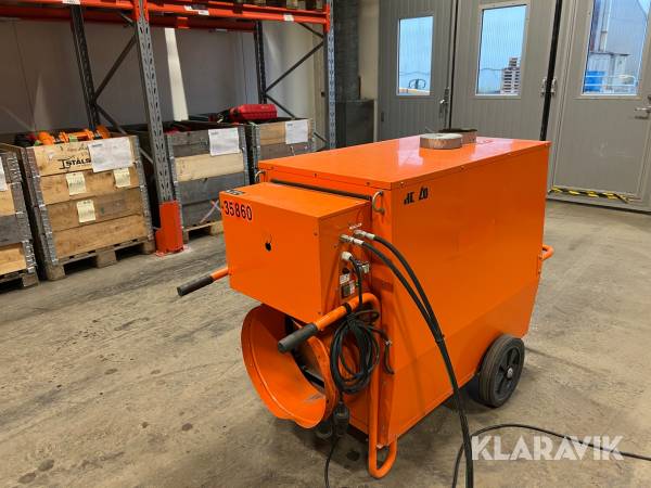 Luftvärmare värmeväxlare olja 50 kw Heylo K 50