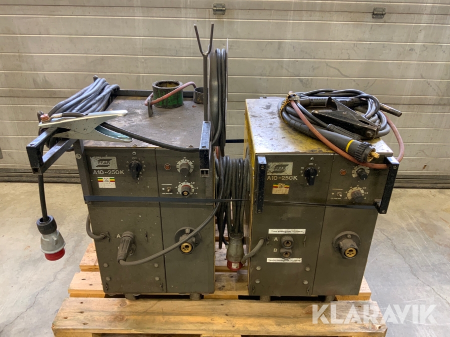 Svetsar ESAB 250K 2 st