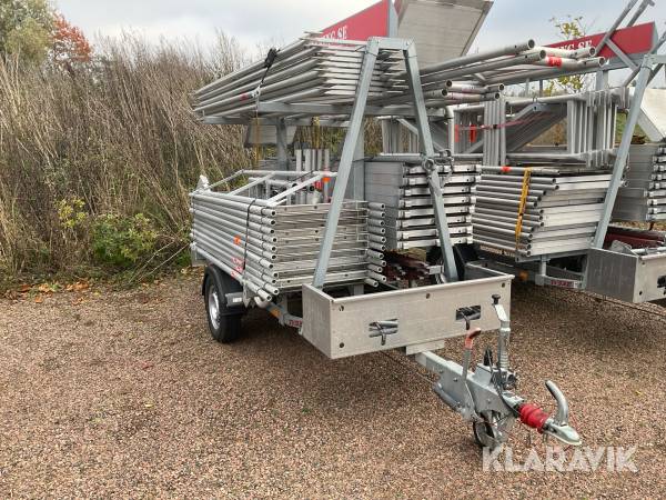 Ställningstrailer 60 m2