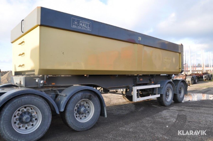 Tippsläp HLM 4-axlad