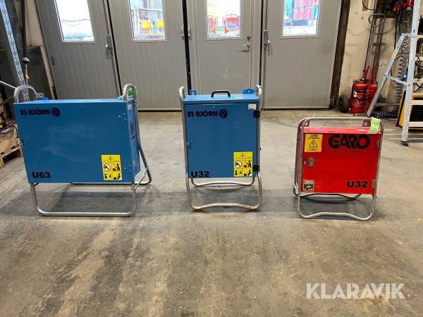 Undercentraler El-björn, Garo U63, U32, U32