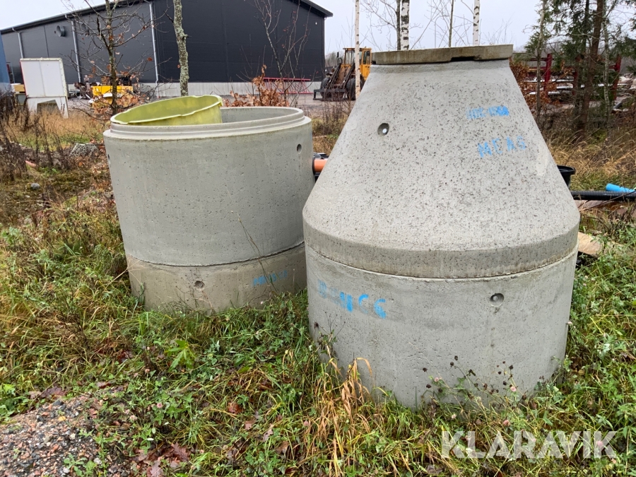 Slamavskiljare BAGA DN 1500 till 2 hushåll