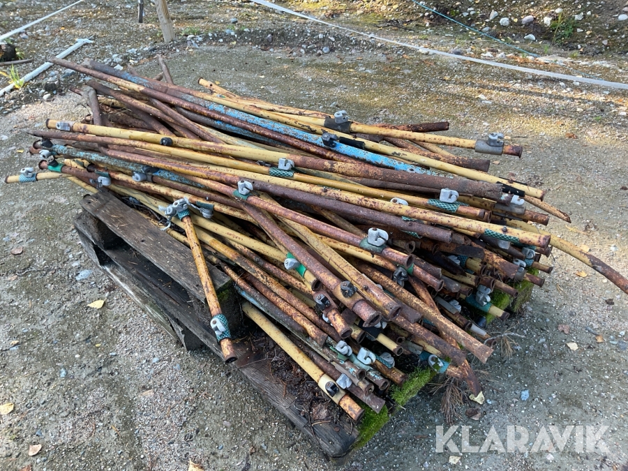 Stängselstolpar stål