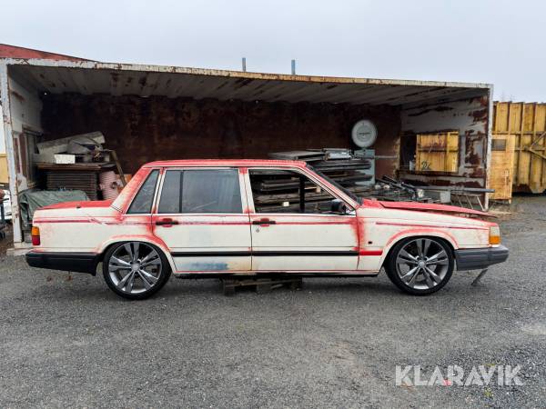 1/3 Volvo 740 väggprydnad