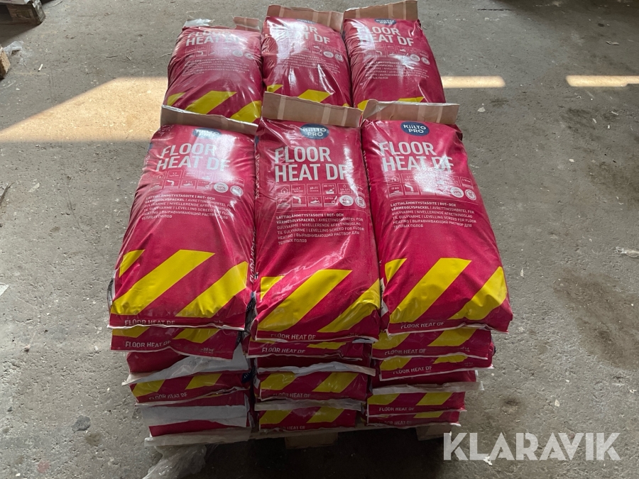 Värmegolvspackel Kiilto PRO 20kgx36st