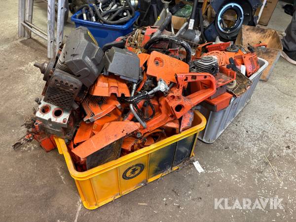 Diverse Röjsågar Husqvarna med tillbehör