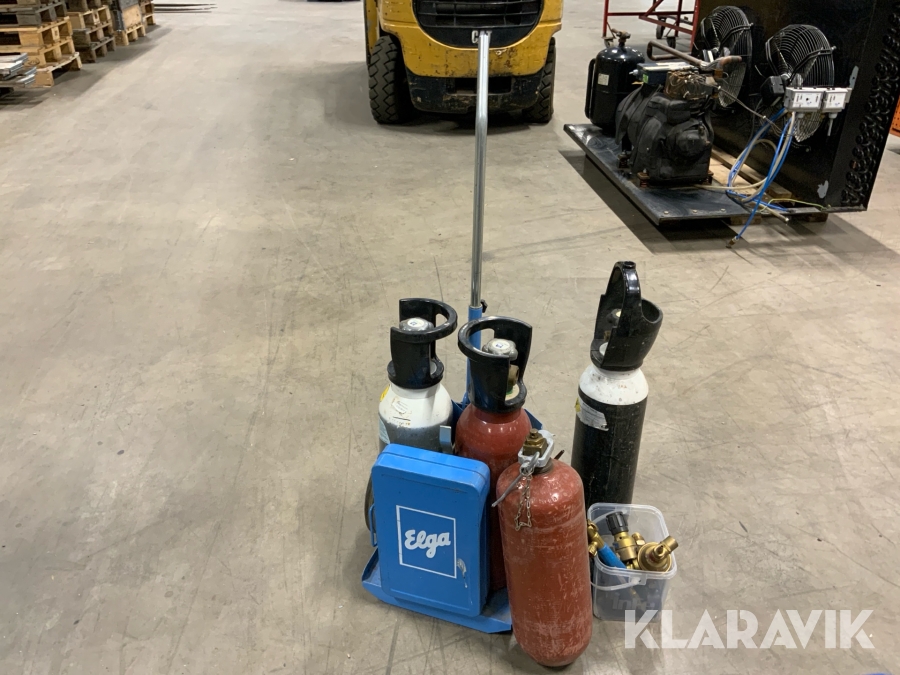 Svetsvagn med tuber 4st