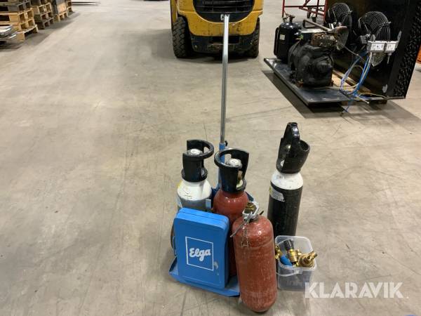 Svetsvagn med tuber 4st