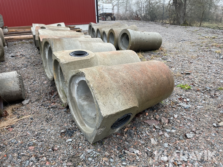 Uppsamling/pumpbrunnar 9st och Dräneringsbrunnar 6 st