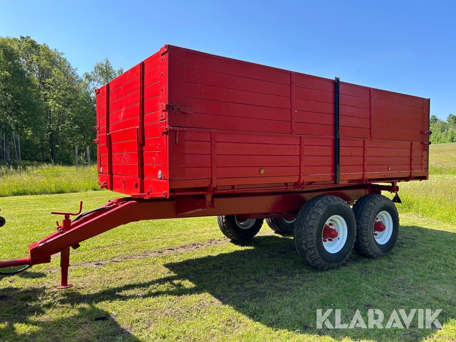 Spannmålskärra TIM 7T LT med stålflak & bromsar