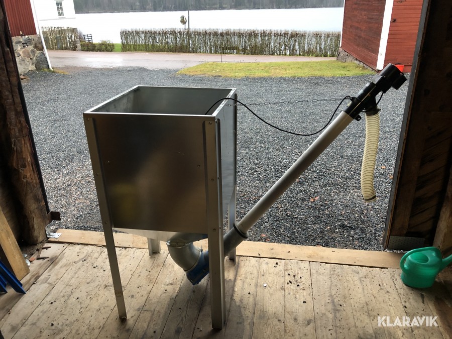 Pelletsanläggning med panna,aggregat & skruv 