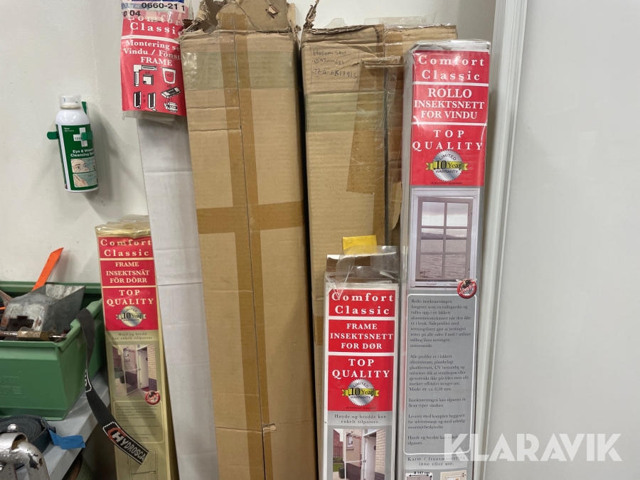 Myggdörrar Comfort Classic 15 st till dörrar och fönster