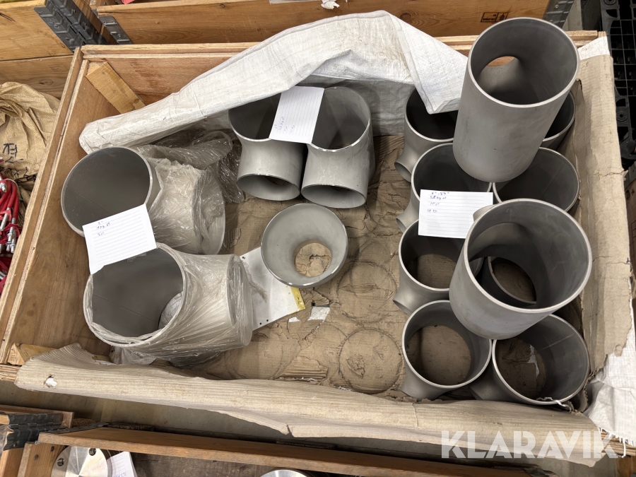 Rostfria T-rör Jinil Bend 14st