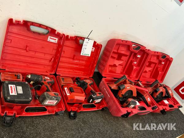 Cirkelsåg och skruvdragare Hilti SC70W-A22, SFC 22-A