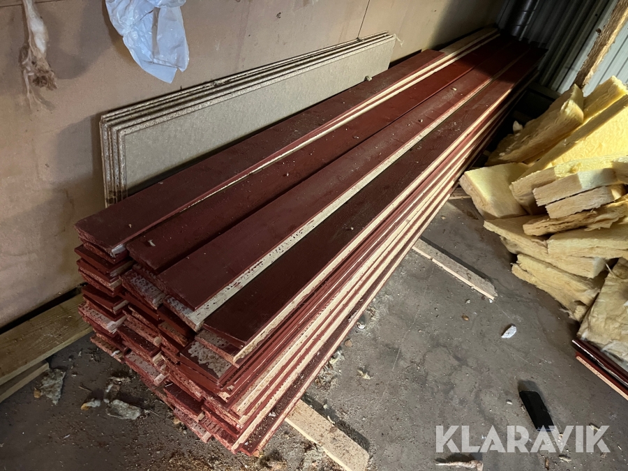 Grundmålad fjällpanel 22x120x4200mm