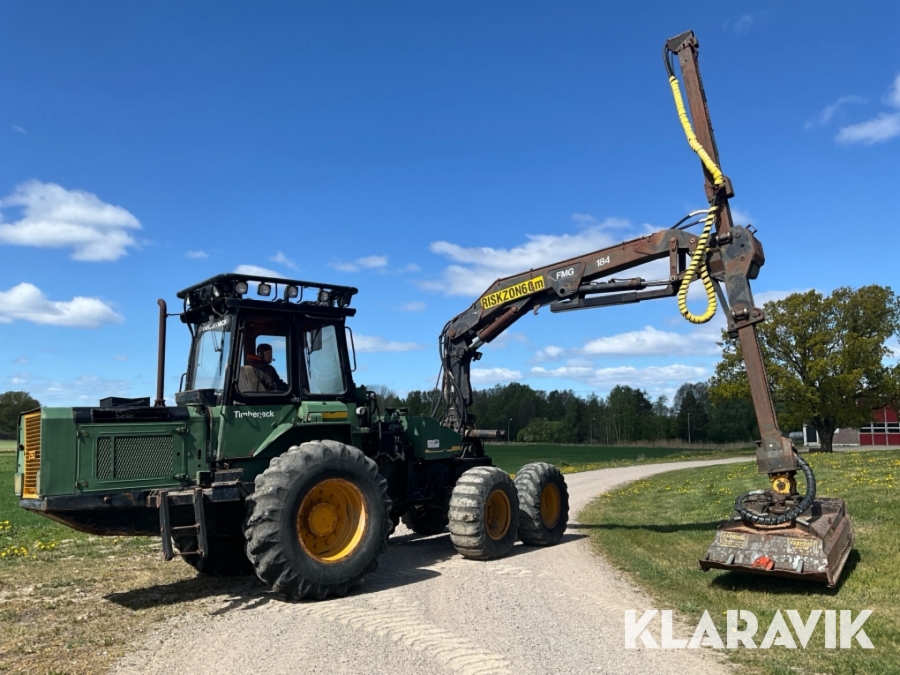 Skogsmaskin Ösa 260 ombyggd till kedjeröjare