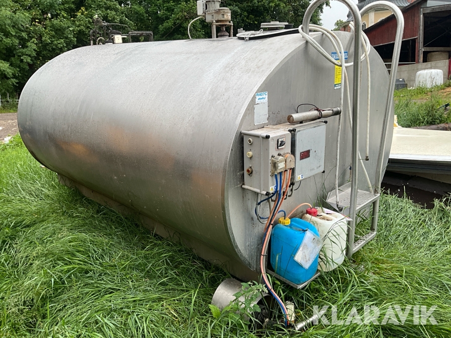 Mjölktank med kylkompressor 6000liter