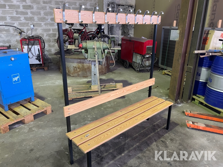 Bänk omklädningsrum  