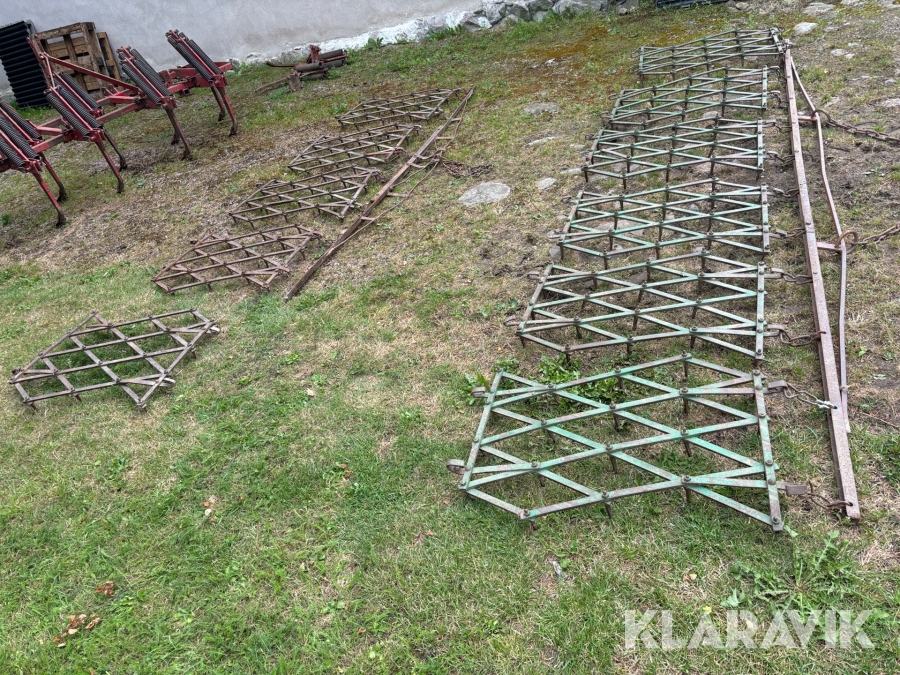 Slättharv / 100 pinnars harv 2 st