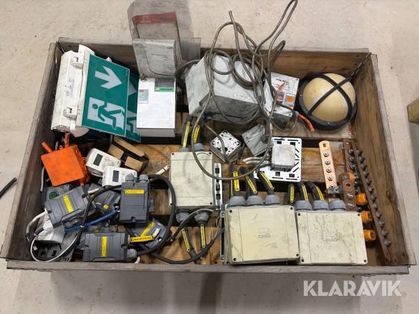 Diverse elartiklar 1 st pall