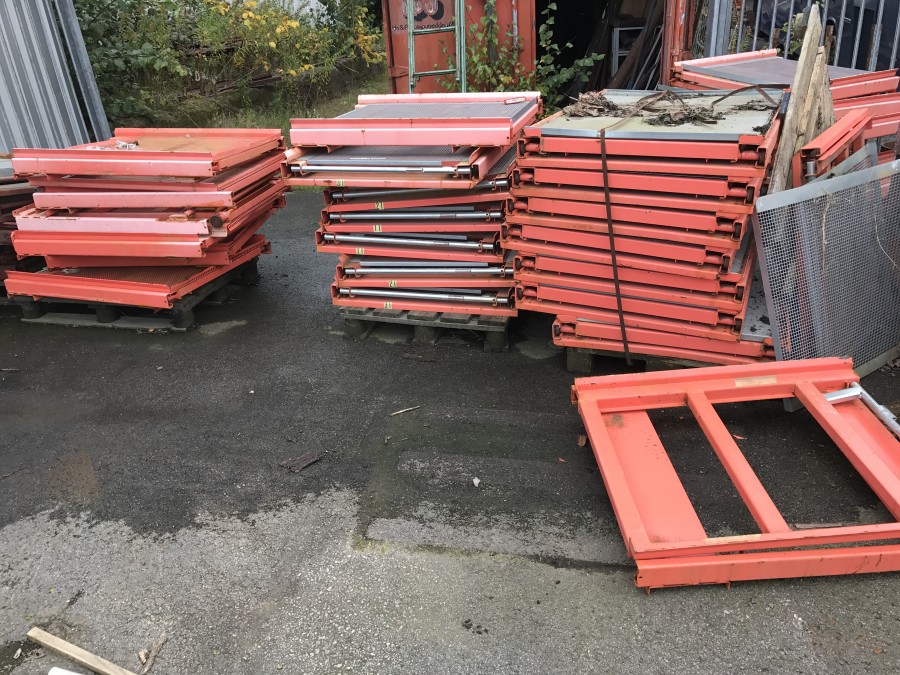 Utdragsenheter för pallställ ca 50st