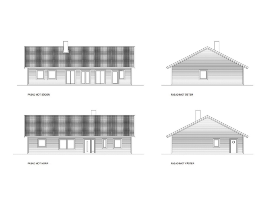 Husstomme/byggsats 160kvm